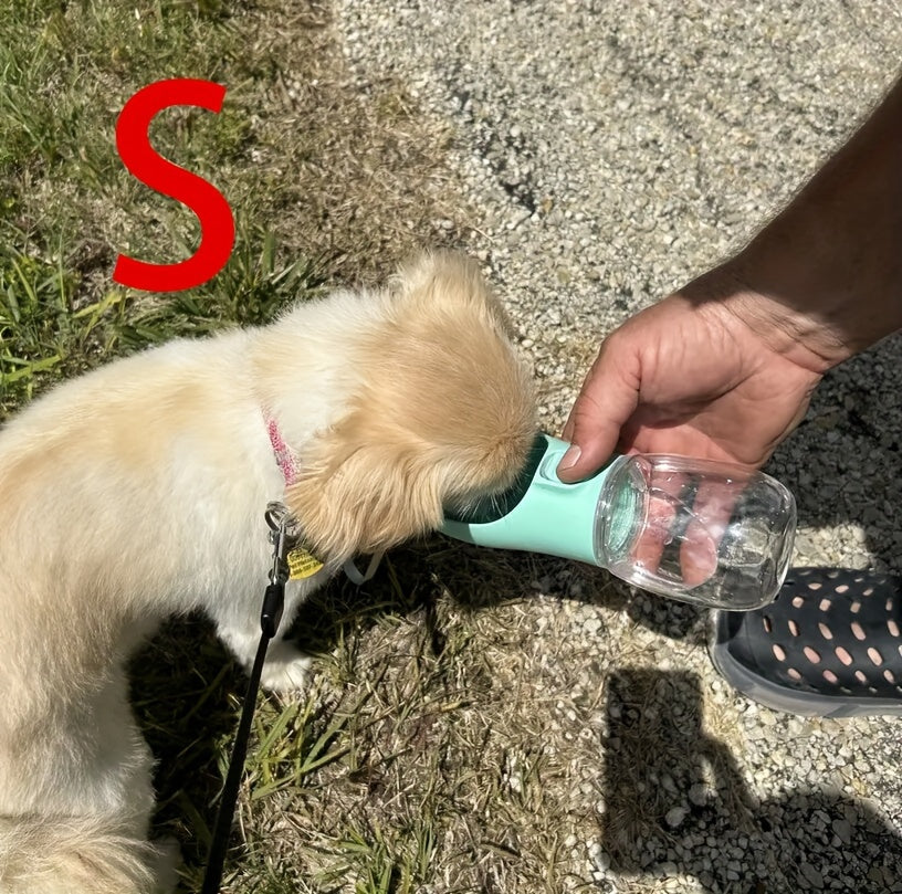 Portable Dog Water Bottle, Travel Cup for Dog Walking, Pet Water Dispenser and Feeder Accessories