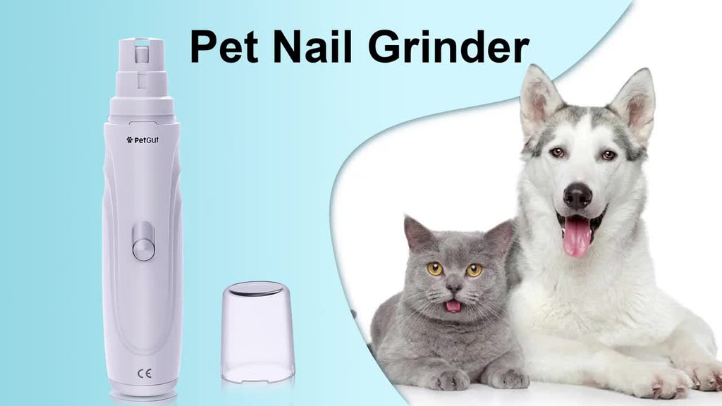 Electric Pet Nail Grinder USB Rechargeable Electric Dog Nail Clippers Quiet Electric Dog Cat Paws Nail Grooming Trimmer Tools