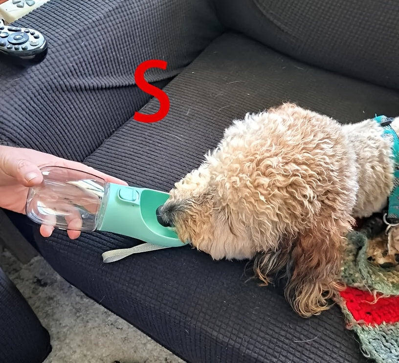 Portable Dog Water Bottle, Travel Cup for Dog Walking, Pet Water Dispenser and Feeder Accessories