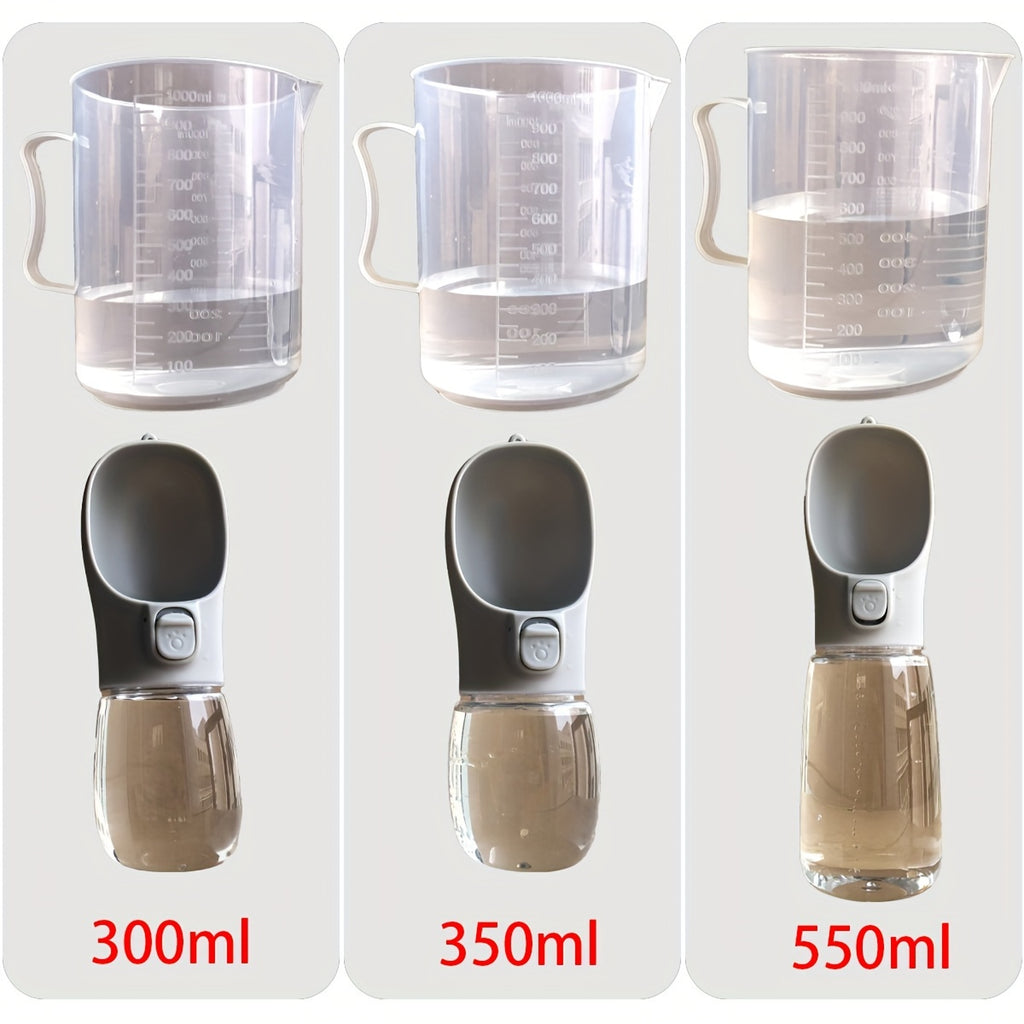 Portable Dog Water Bottle, Travel Cup for Dog Walking, Pet Water Dispenser and Feeder Accessories