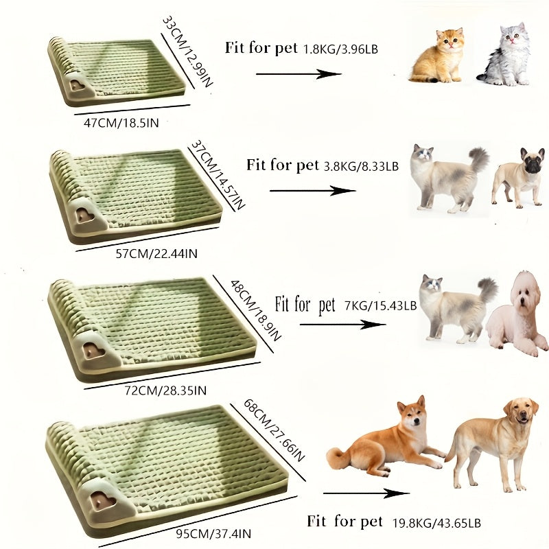 1pc Dog Mat, Four Seasons Universal Kennel, Sleeping Nest with Winter Removable And Washable Floor Mat, Dog Sleeping Mat, Pet Soft Spine Protection