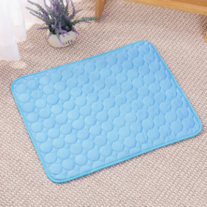 Dog Mat Cooling Summer Pad Mat For Dogs Cat Blanket Sofa Breathable Pet Dog Bed Summer Washable For Small Medium Large Dogs Car