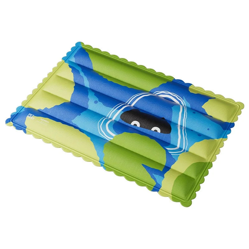 Cooling Pet Mat Dry Ice Cool Pad Breathable Moisture Proof Skin Friendly Cat Sleeping Pad Summer Dog Bed Cushion for Indoor Use