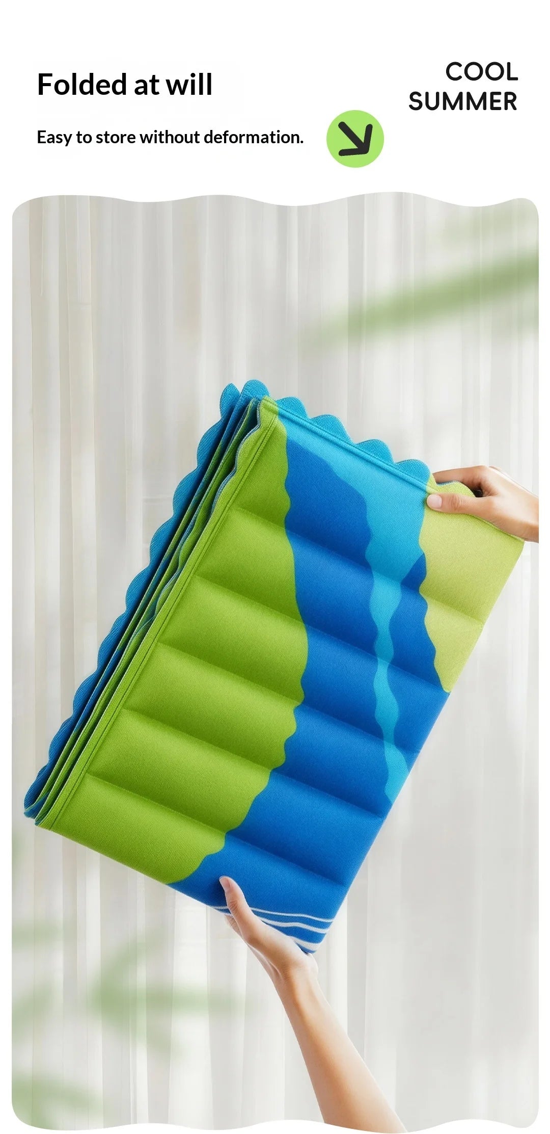 Pet Cooling Mat Ice Blanket Summer Dog Pad Water Injection Self Cooling Waterproof Wear Resistant Bite Resistant for Dogs Cats