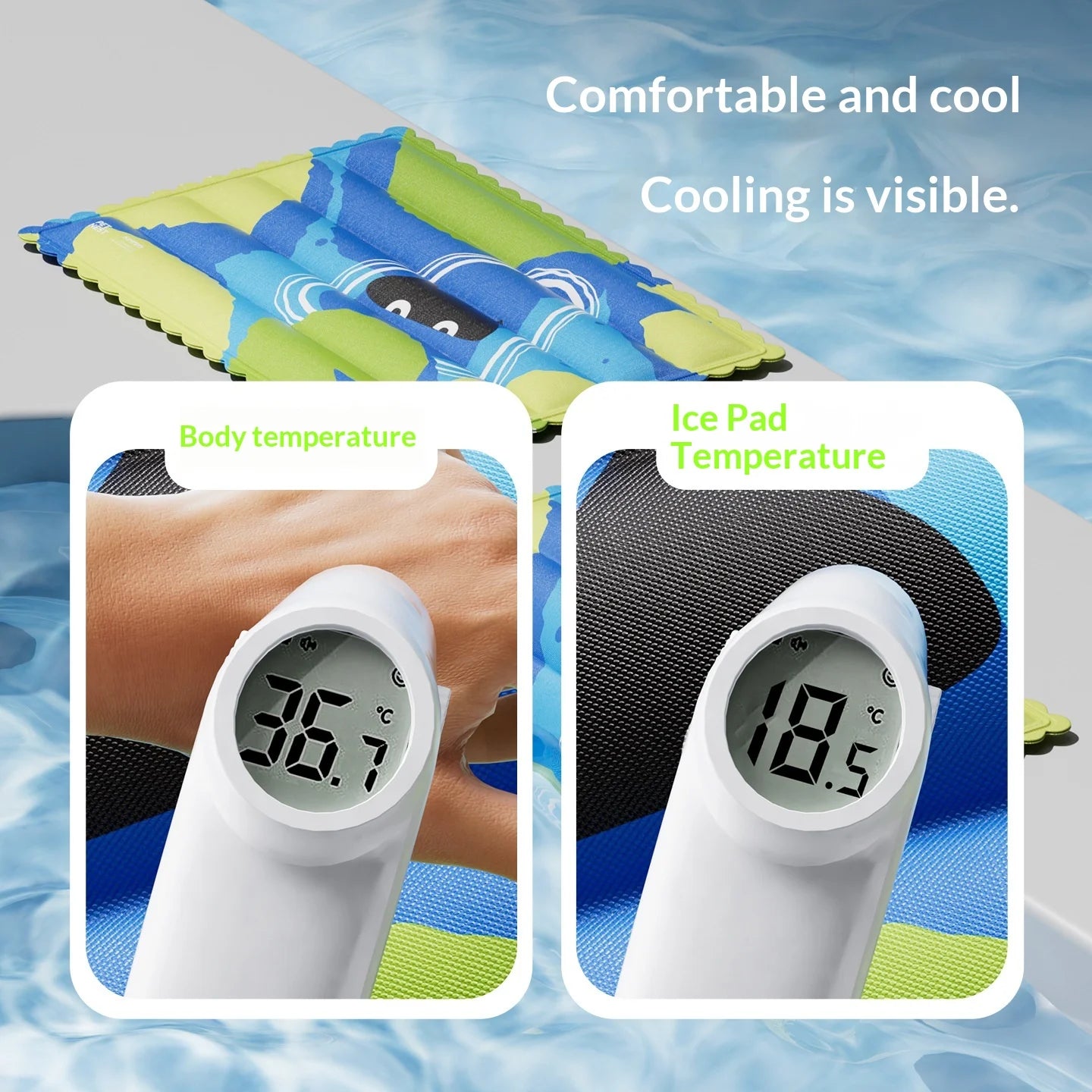 Cooling Pet Mat Dry Ice Cool Pad Breathable Moisture Proof Skin Friendly Cat Sleeping Pad Summer Dog Bed Cushion for Indoor Use