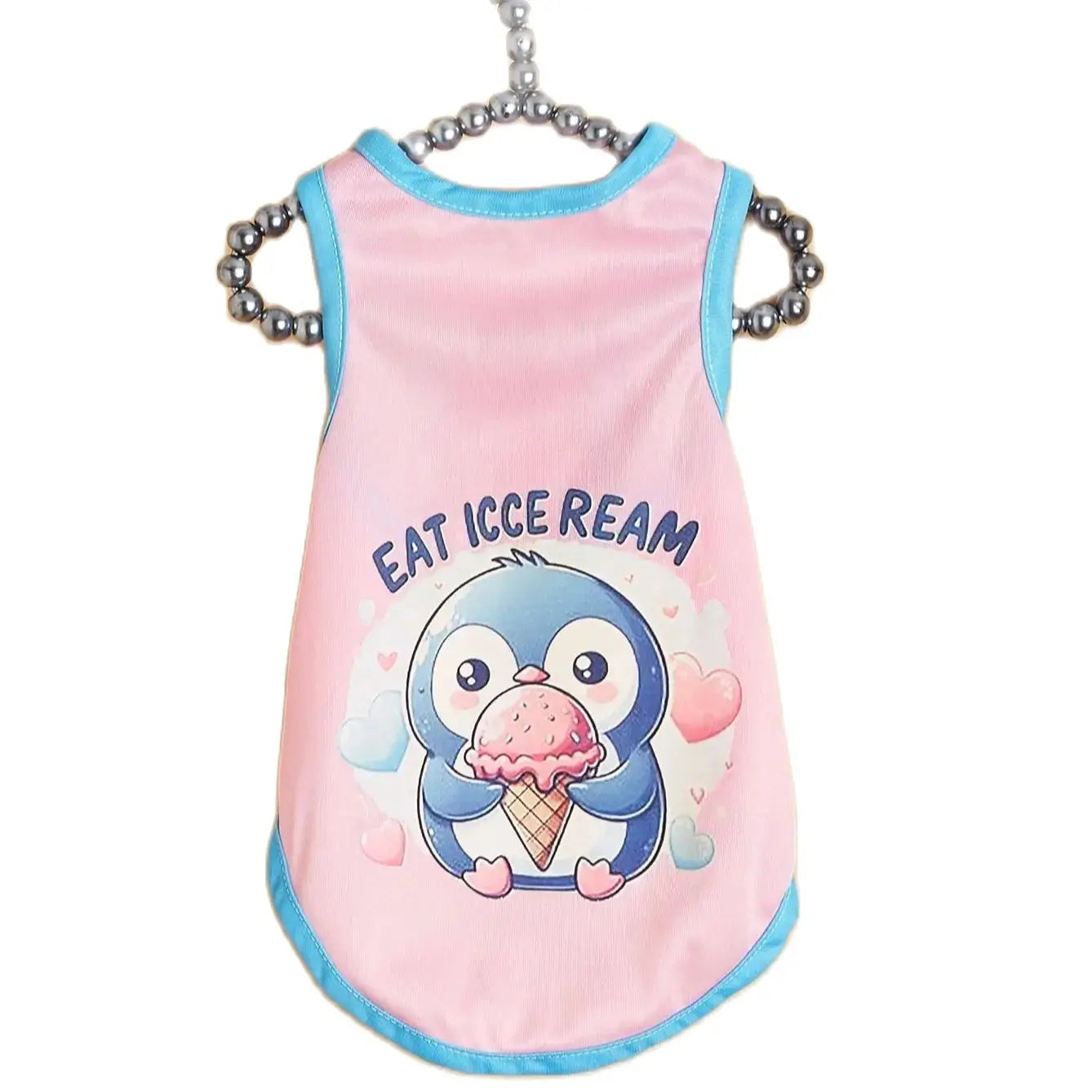 Pet clothes: dog and cat vest Light, breathable, comfortable, simple, generous, fresh and cute, suitable for all seasons