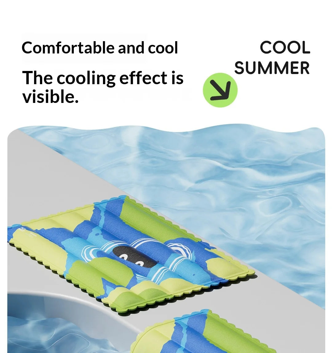Cooling Pet Mat Dry Ice Cool Pad Breathable Moisture Proof Skin Friendly Cat Sleeping Pad Summer Dog Bed Cushion for Indoor Use