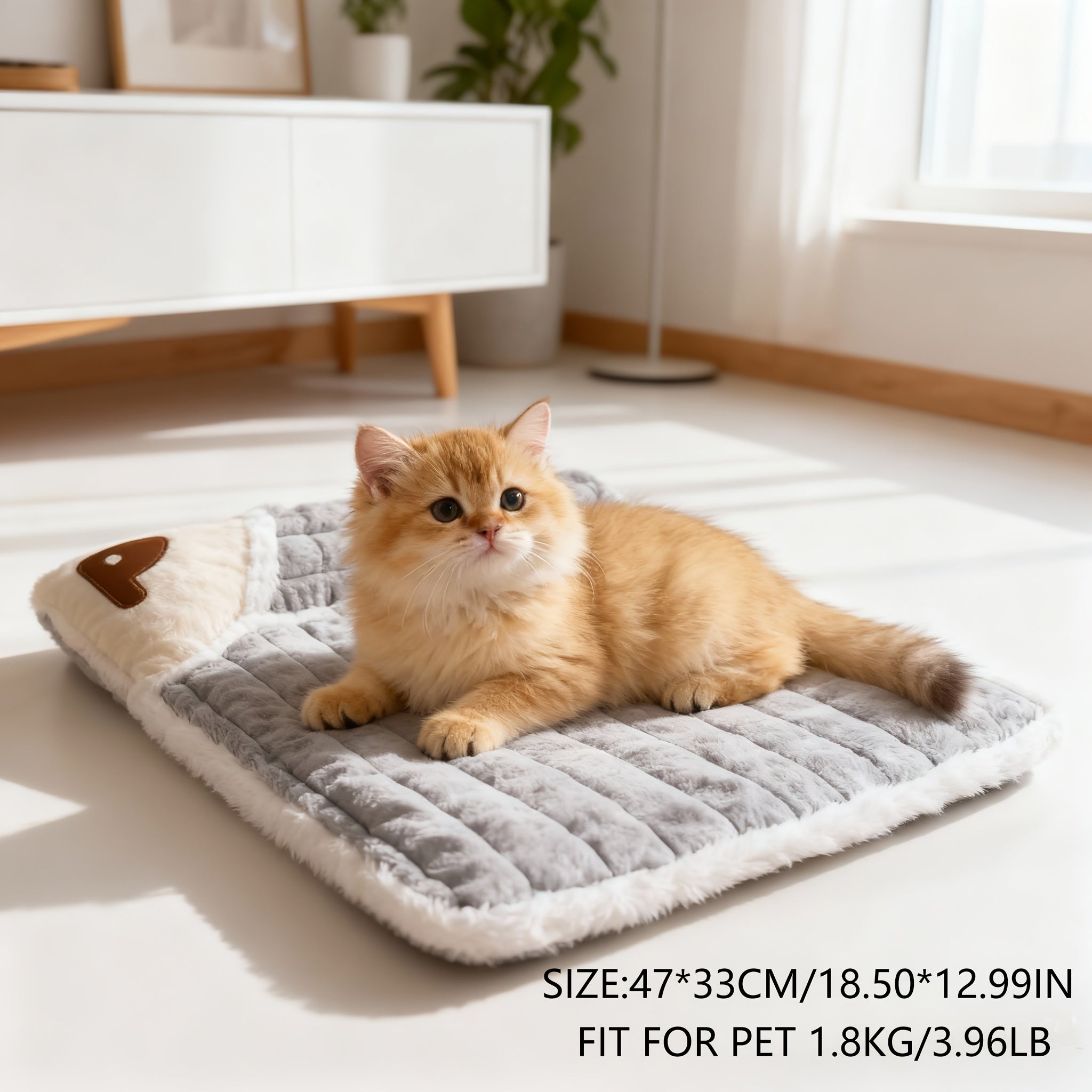 1pc Dog Mat, Four Seasons Universal Kennel, Sleeping Nest with Winter Removable And Washable Floor Mat, Dog Sleeping Mat, Pet Soft Spine Protection