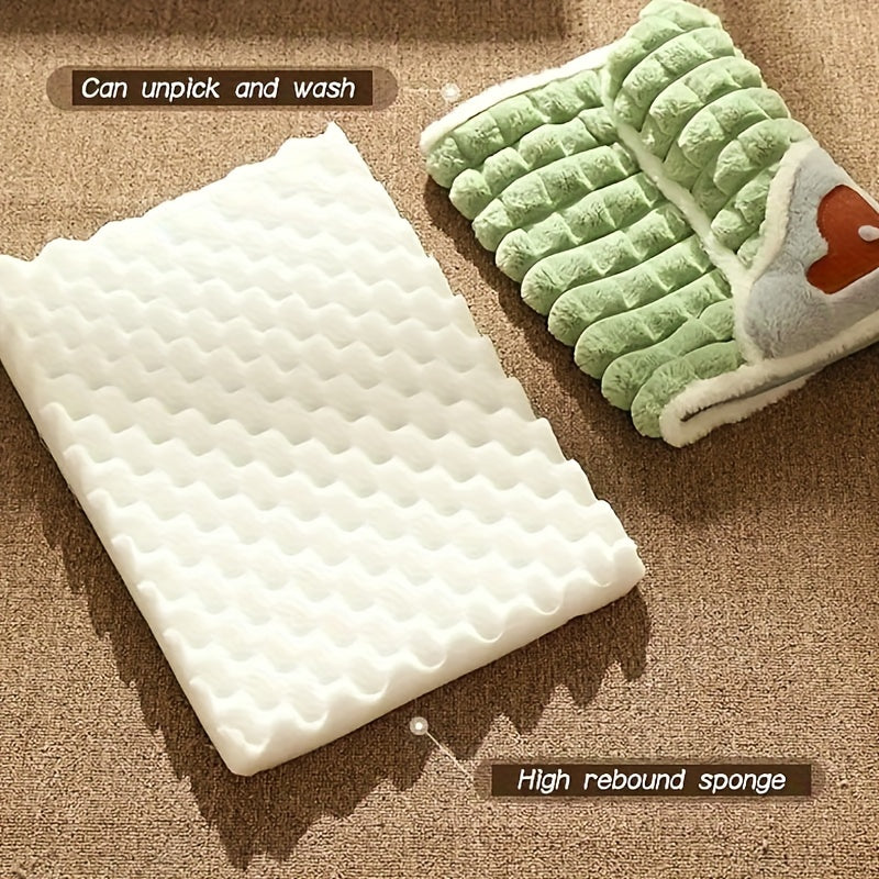 1pc Dog Mat, Four Seasons Universal Kennel, Sleeping Nest with Winter Removable And Washable Floor Mat, Dog Sleeping Mat, Pet Soft Spine Protection
